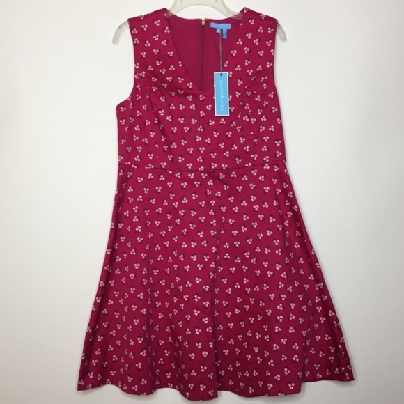 Draper James Floral Love Circle Dress 14 NWT Cabernet Multi - Picture 2 of 9